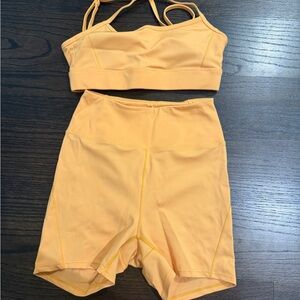 Peach Activewear Set